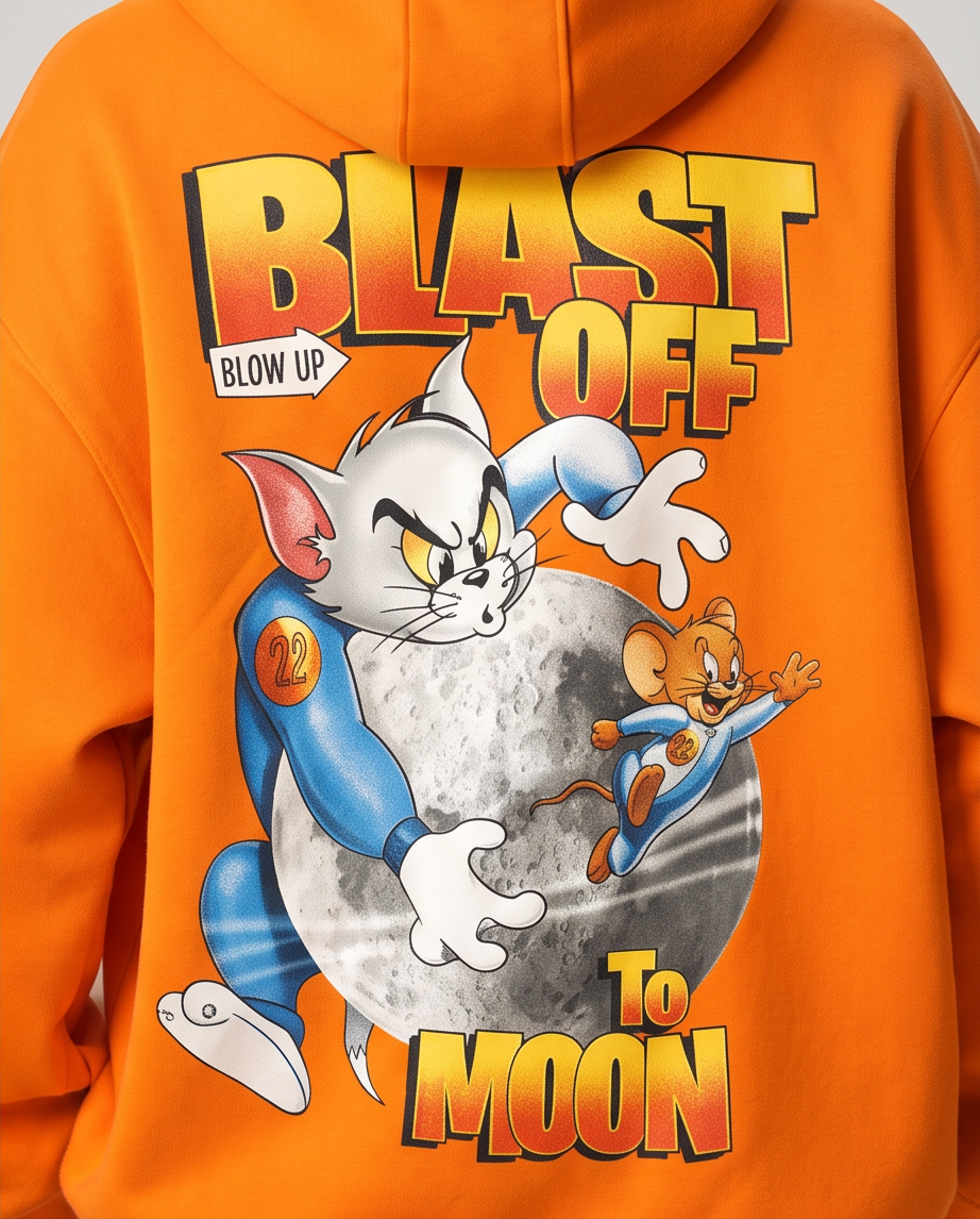 🧥 Hoodie Oversize Tom &amp; Jerry 🐱🐭