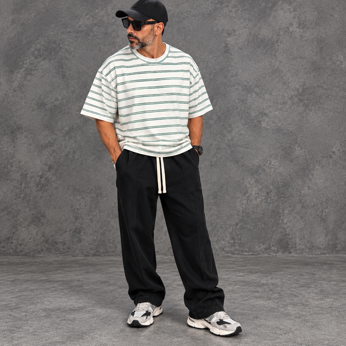 Outfit Homme Oversize Premium - t-shirt & Pantalon oversize en Coton | Made in Türkiye