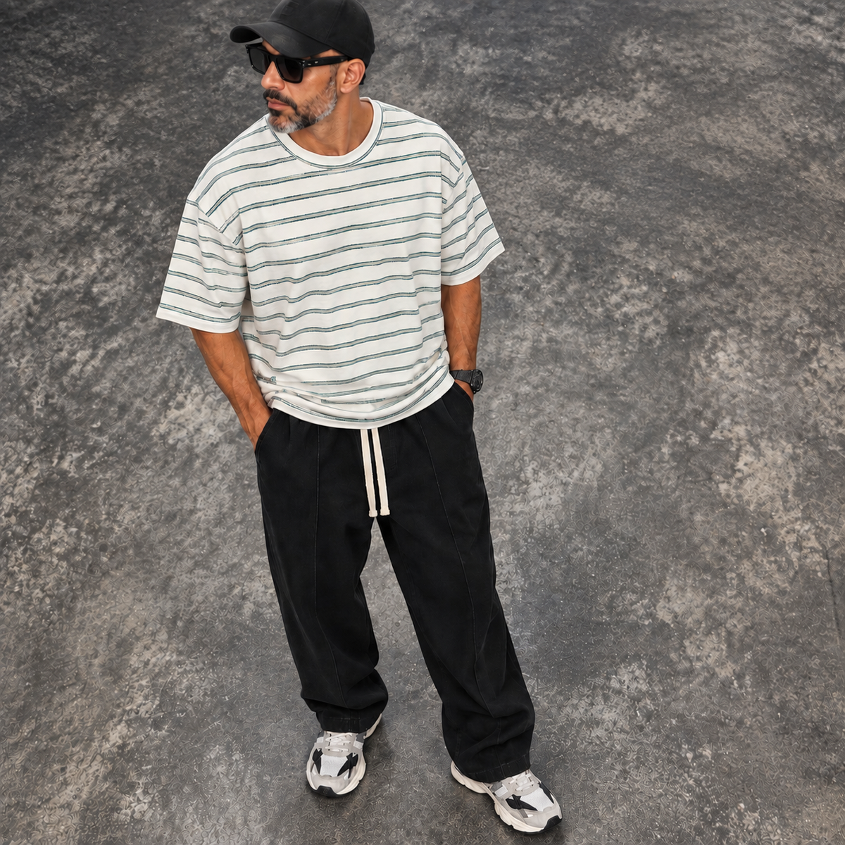 Outfit Homme Oversize Premium - t-shirt & Pantalon oversize en Coton | Made in Türkiye