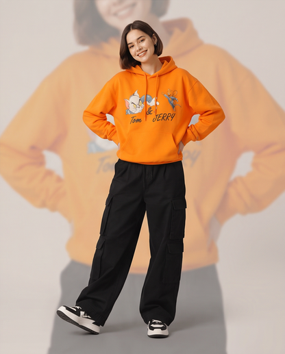 🧥 Hoodie Oversize Tom &amp; Jerry 🐱🐭