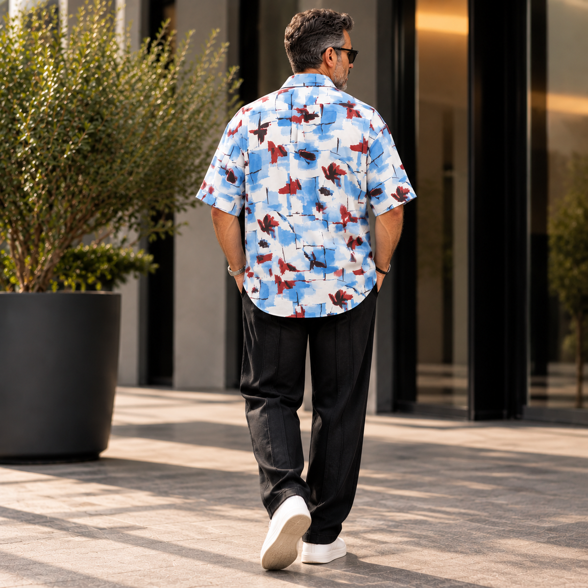 Outfit Homme Oversize Premium - Chemise & Pantalon Court en Coton Délavé | Made in Türkiye
