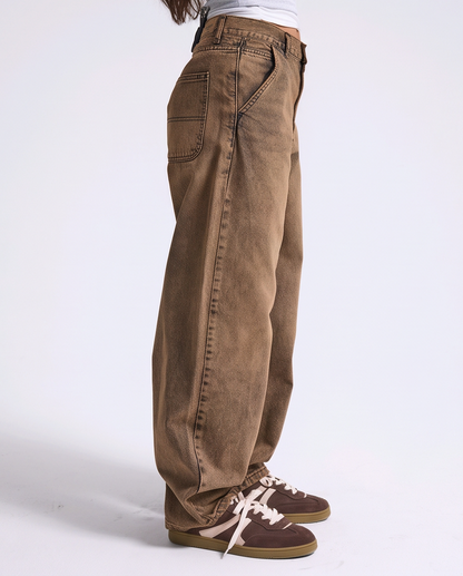 Jean baggy effet délavé vintage